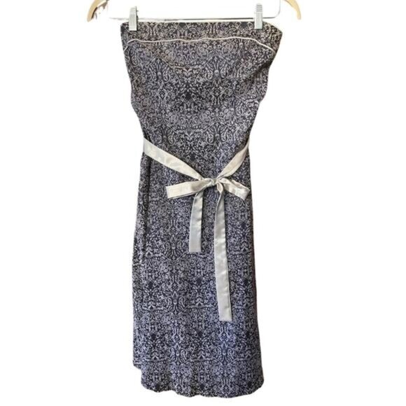 Dresses & Skirts - strapless midi spring summer dress. Size L
